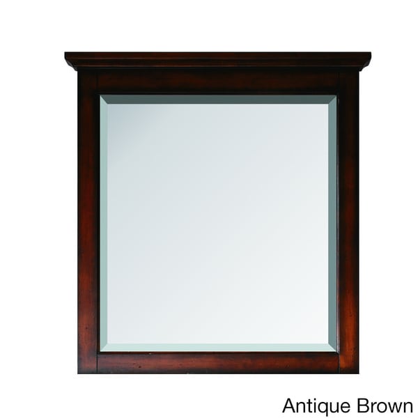 Avanity Tropica 31-inch Mirror in Antique Brown Finish - 30 in.