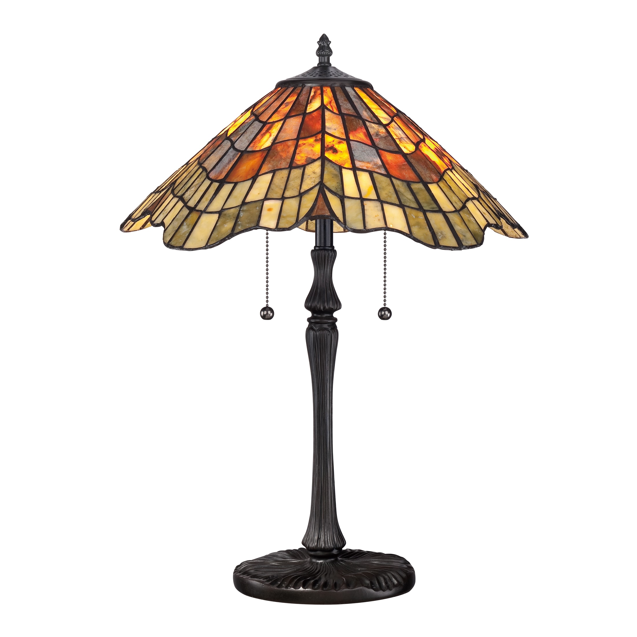 Tiffany Sanders With Vintage Bronze Finish Table Lamp