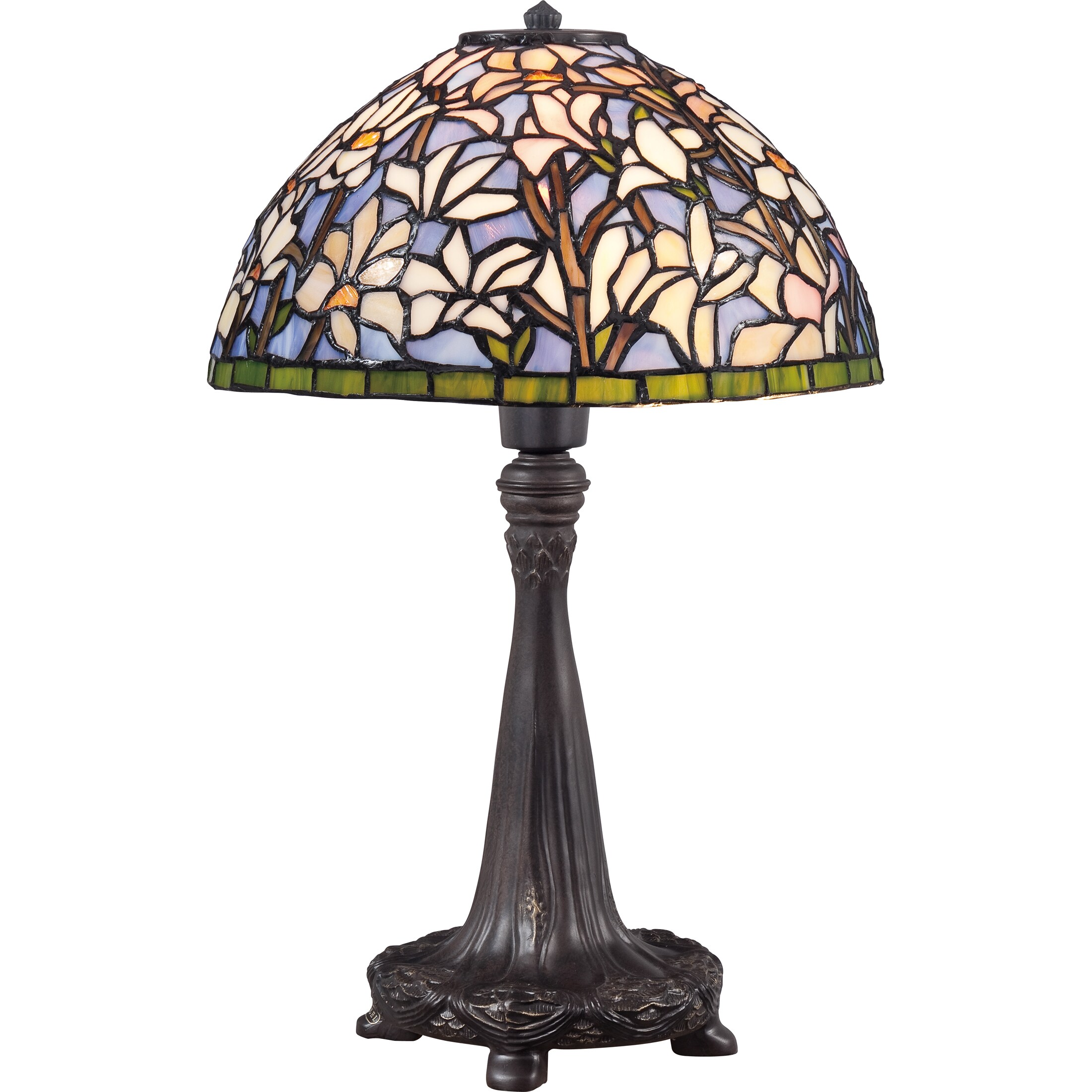 Tiffany Wildflower With Imperial Bronze Finish Table Lamp