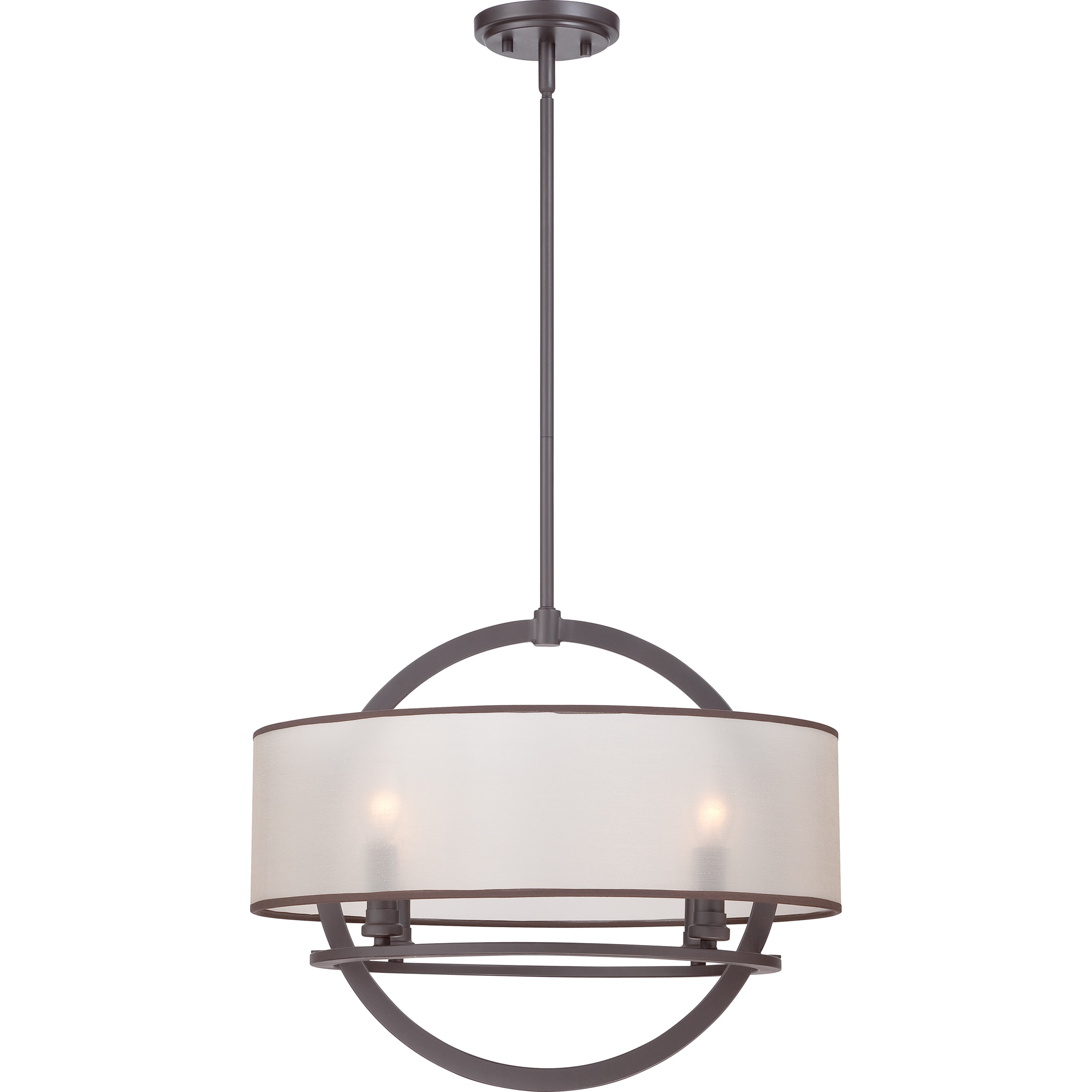 Portland With Western Bronze Finish 4 light Pendant