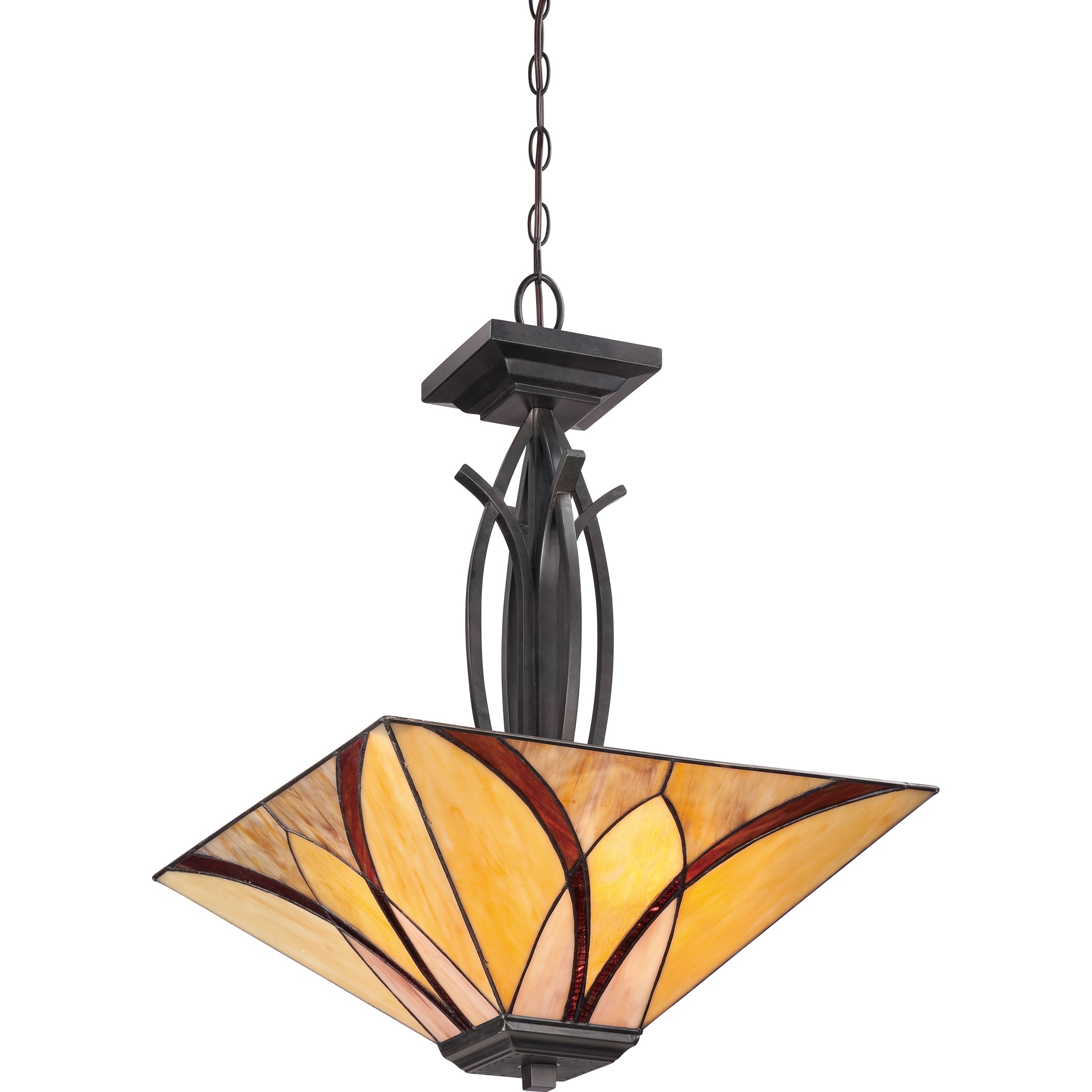 Asheville With Valiant Bronze Finish 3 light Pendant