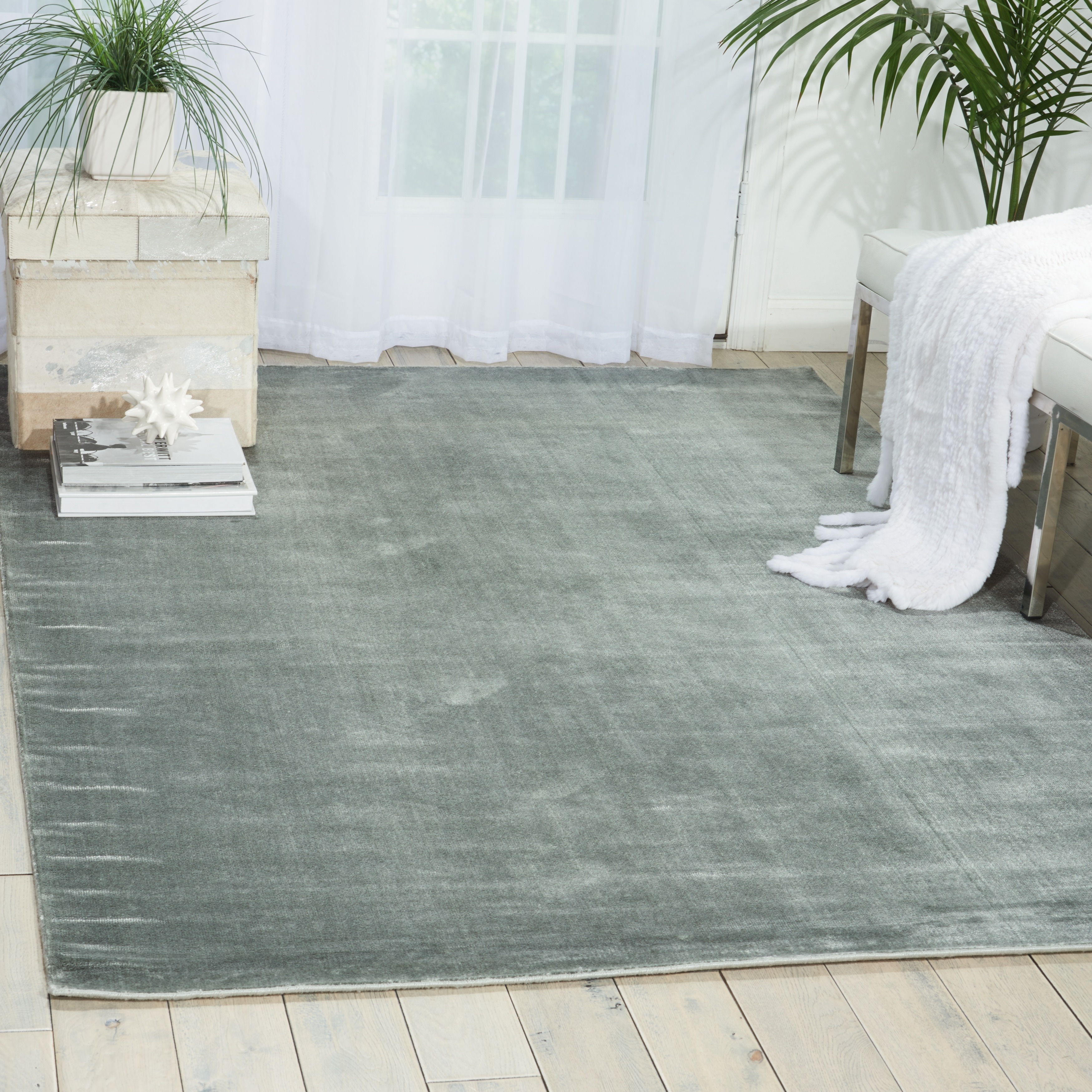 Nourison Starlight Pewter Rug (53 X 75)