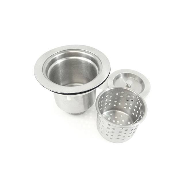 36' Single Bowl 16 Gauge Undermount Zero Radius Kitchen Sink Basket Strainer / Grid Accessories