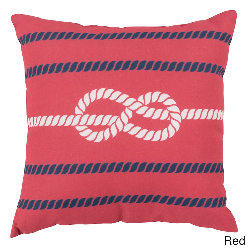 Sailors Knot Indoor/Outdoor-Safe Decorative Throw Pillow