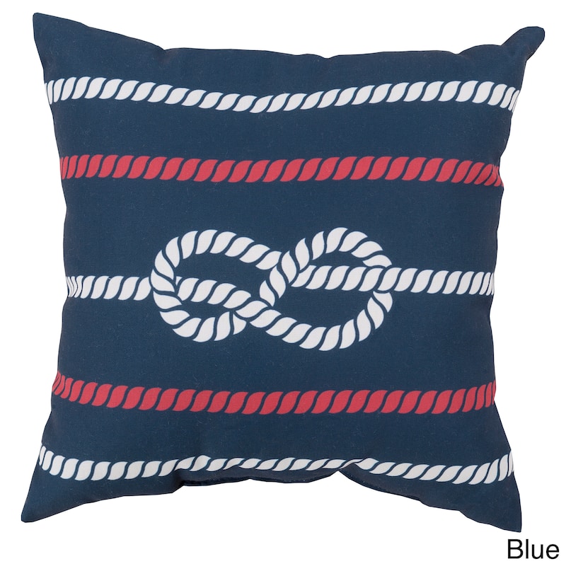 Sailors Knot Indoor/Outdoor-Safe Decorative Throw Pillow