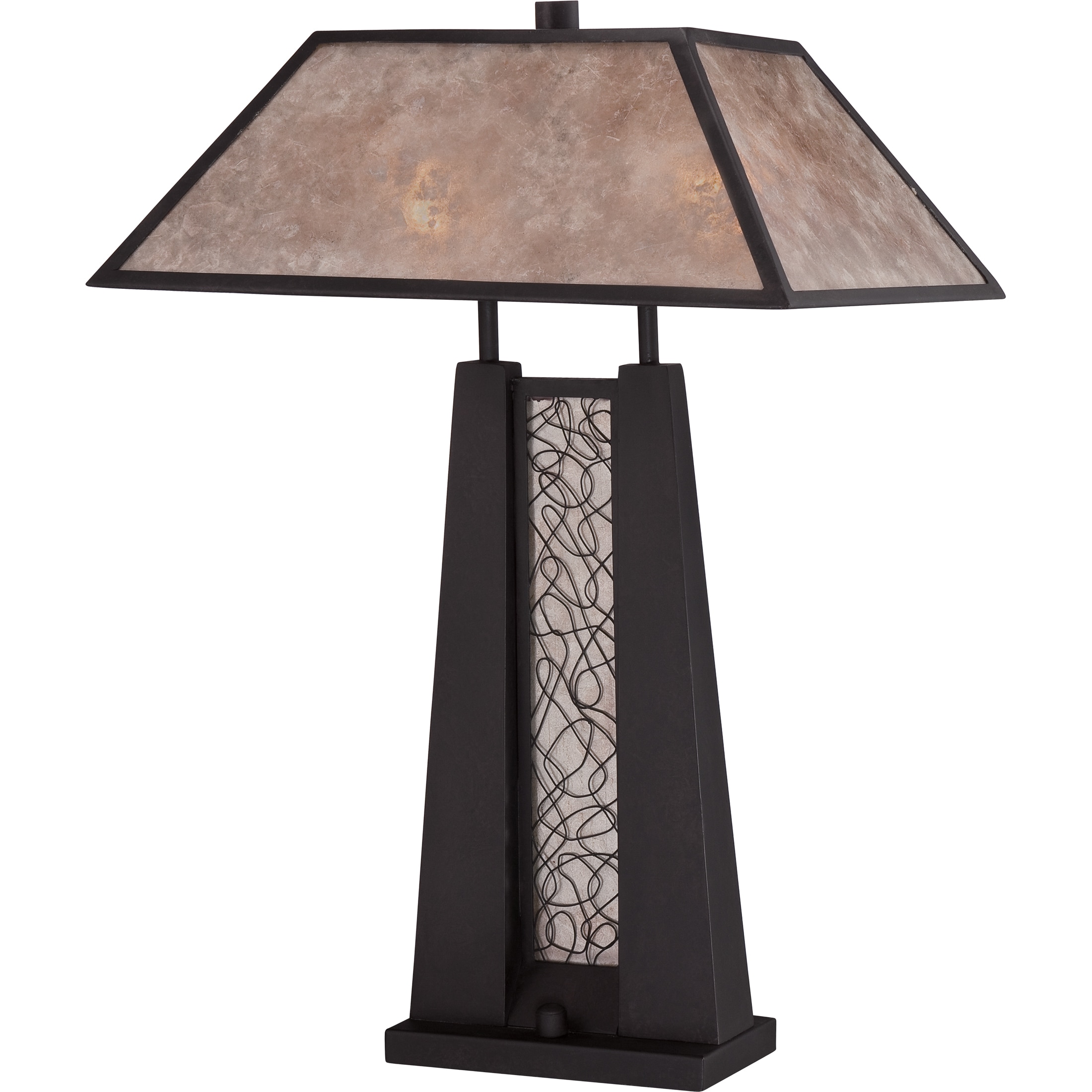 Mica Nero Imperial Bronze Finish Table Lamp