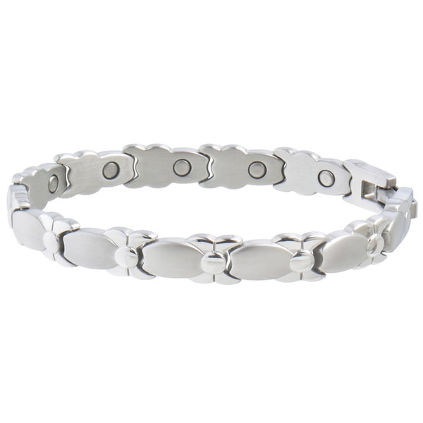 Sabona Lady Silver Bows Magnetic Bracelet  ™ Shopping