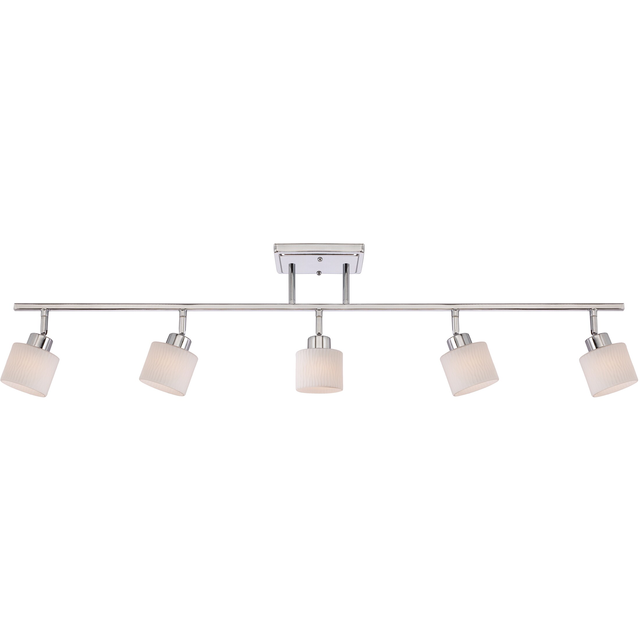 Quoizel Pacifica Polished Chrome Finish 5 Light Fixed Track Quoizel Pacifica Polished Chrome Finish