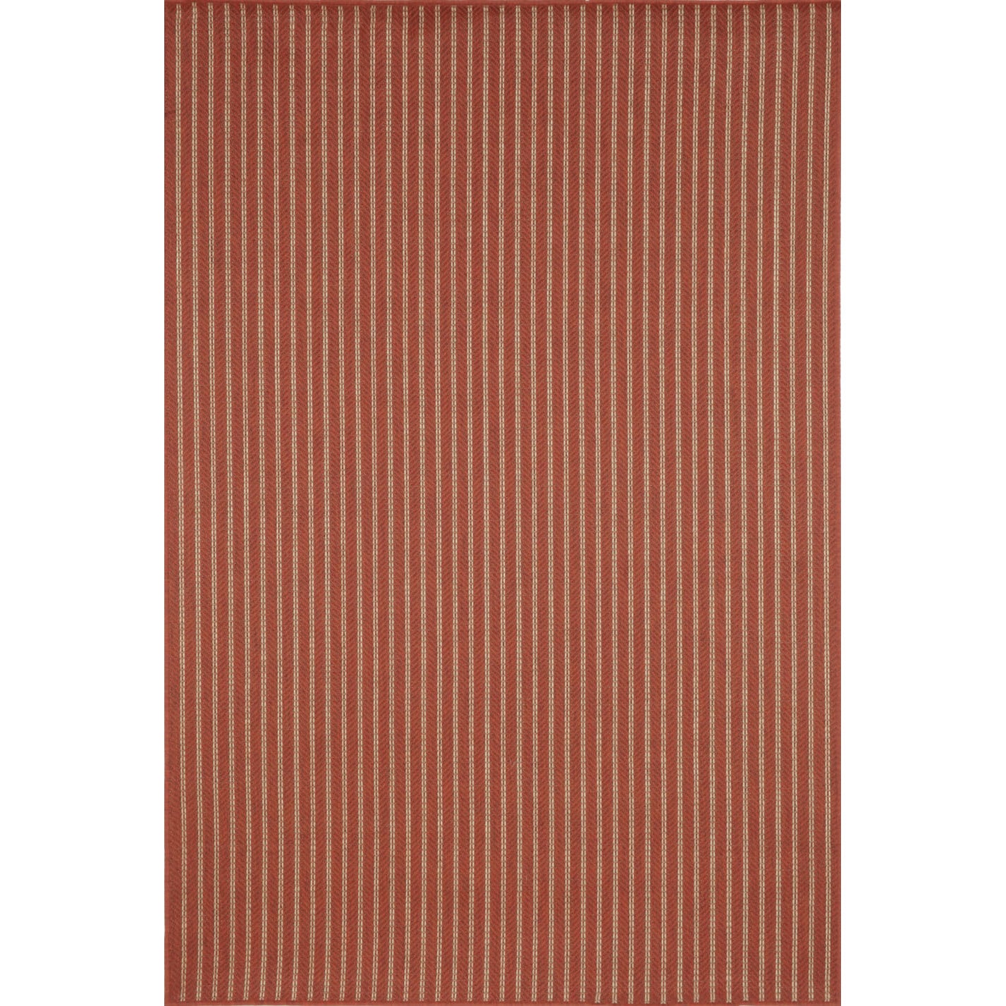 Vertical Stripe Outdoor Area Rug (33 X 411)