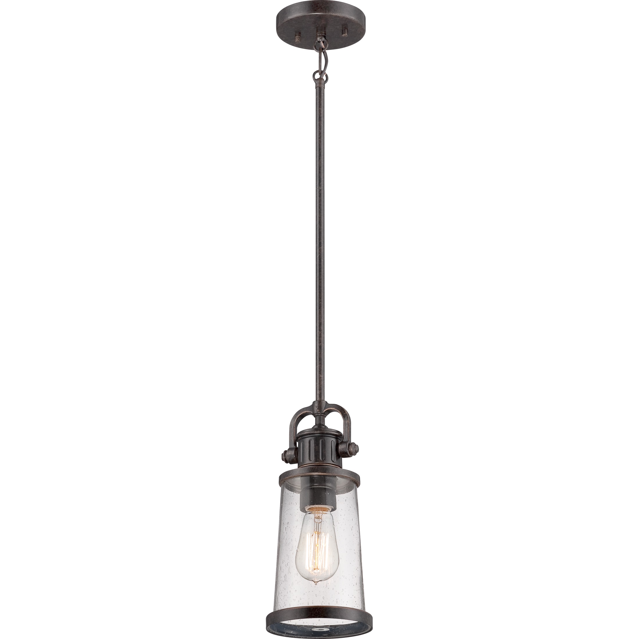 Steadman Imperial Bronze Rod Hung Mini Pendant