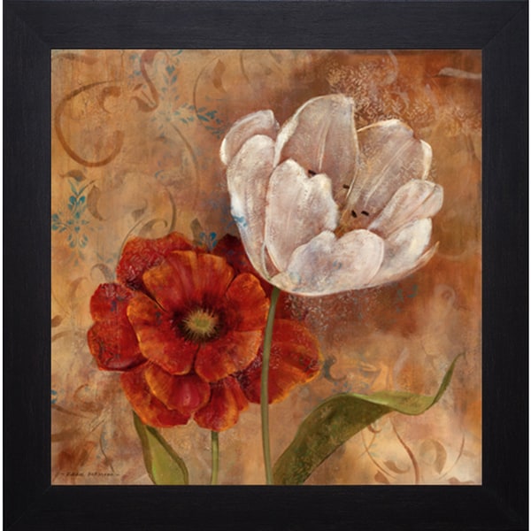 Shop Flower Duet I' by Carol Robinson Framed Art Print - Free Shipping ...