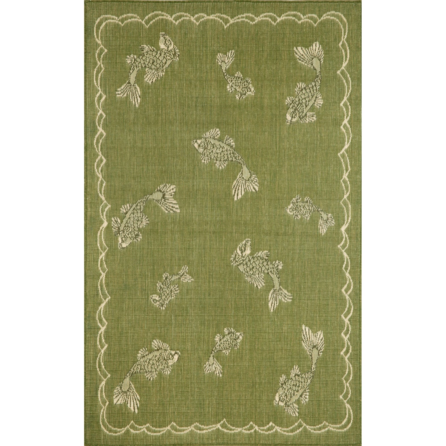 Lucky Fish Outdoor Area Rug (411 X 76)