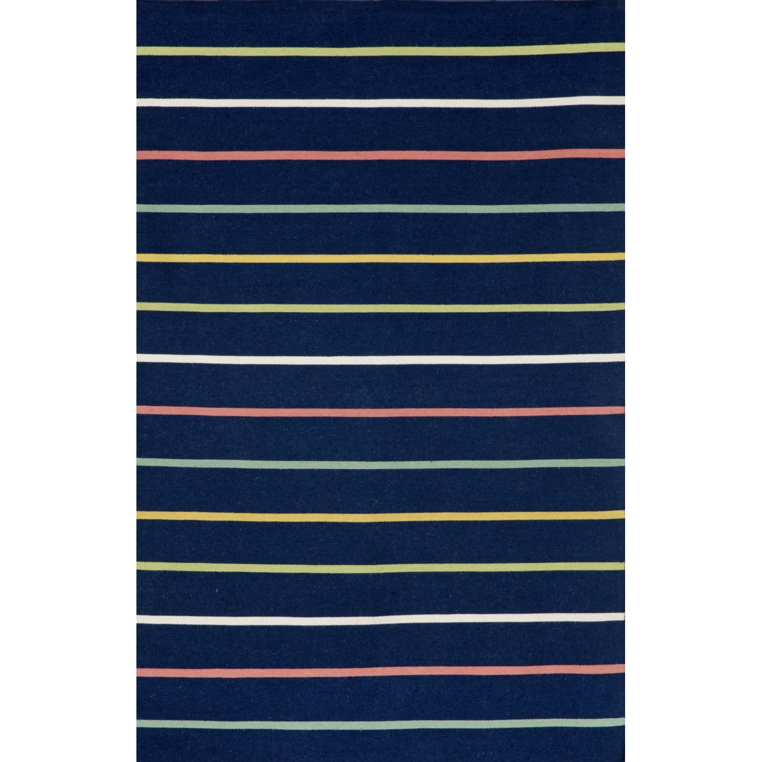 Colored Stripe Outdoor Area Rug (5 X 76)