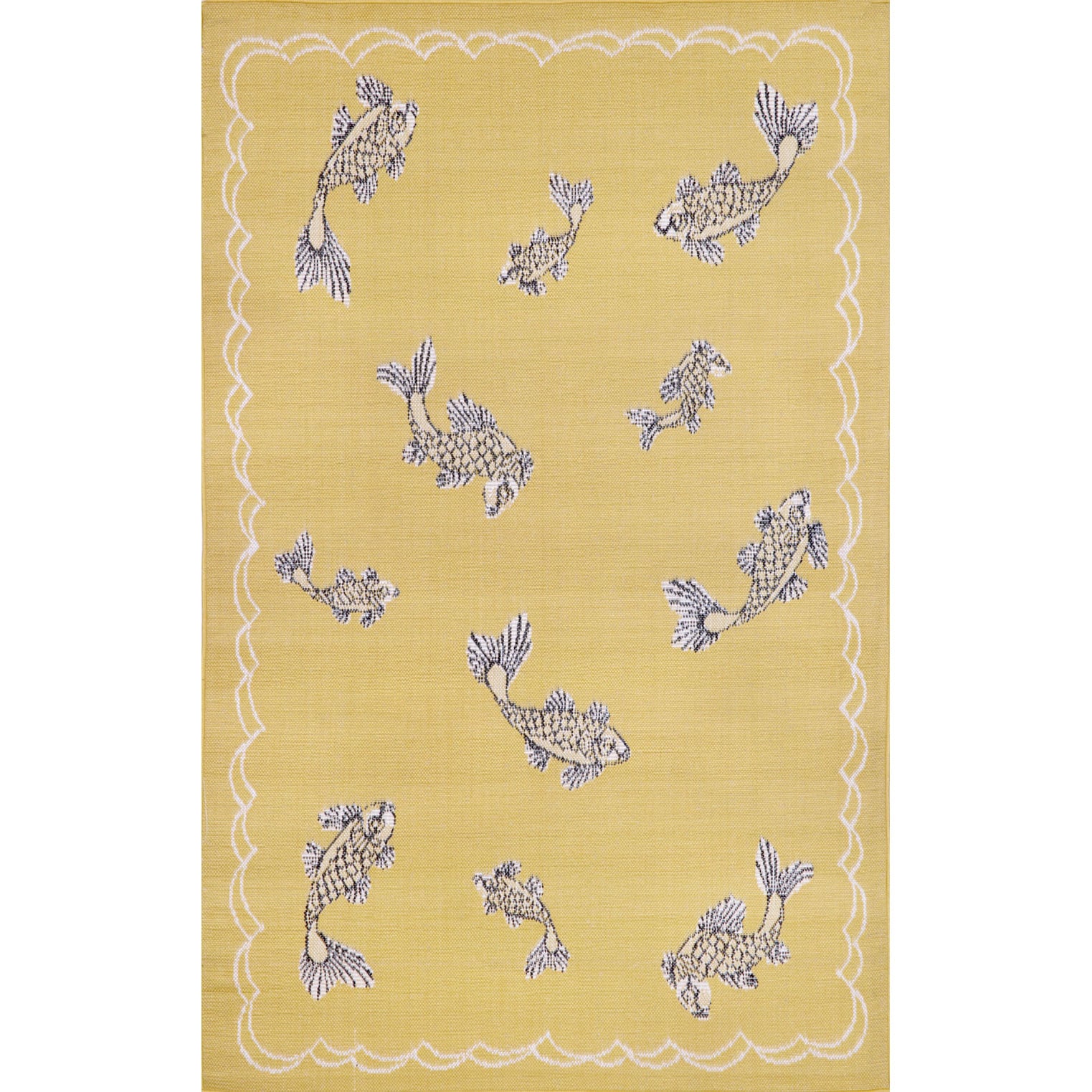 Lucky Fish Outdoor Area Rug (33 X 411)