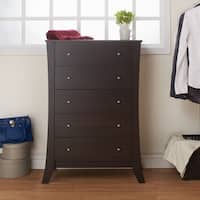 Furniture of America Hamilton Espresso 5-drawer Chest
