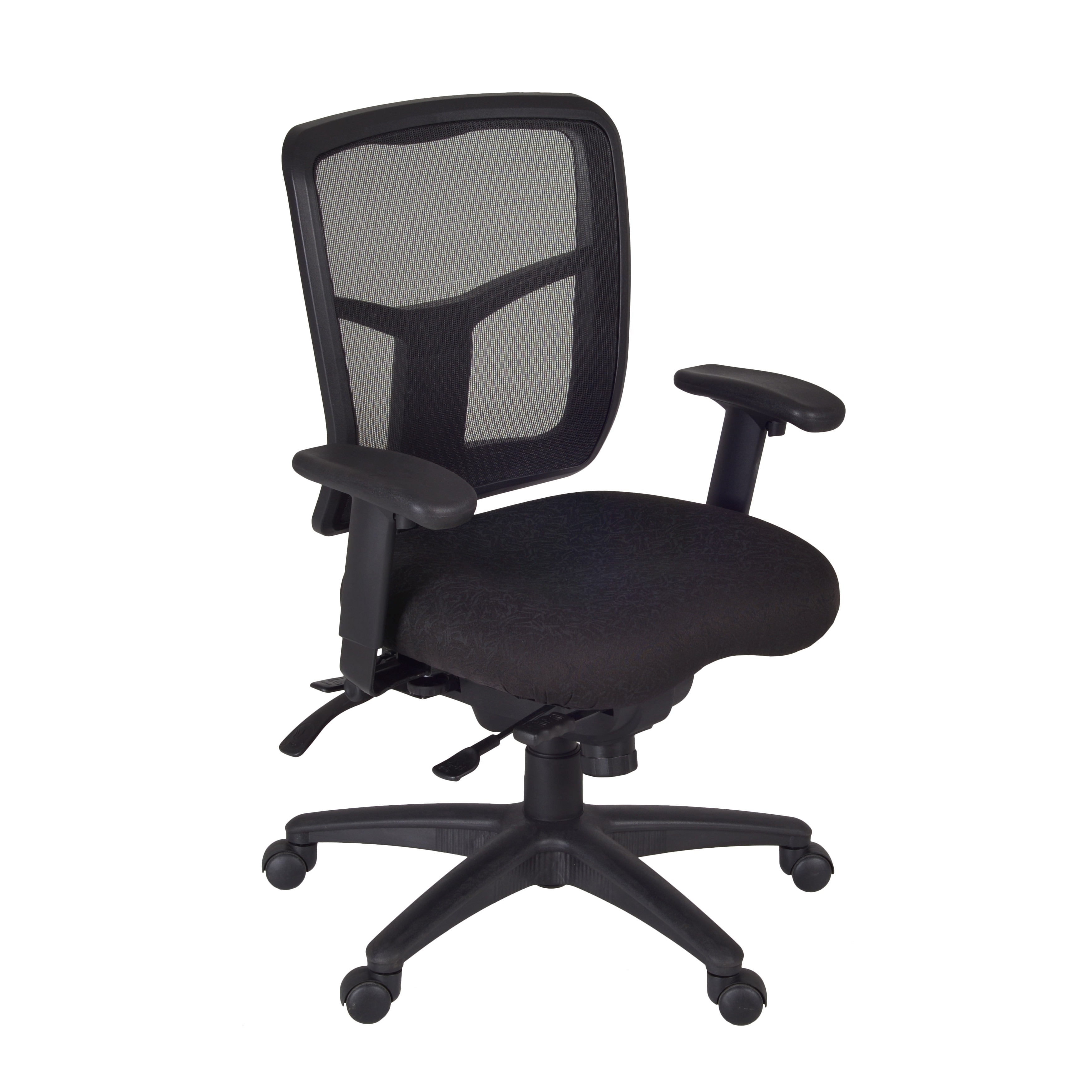 Kiera Black Multi function Swivel Chair