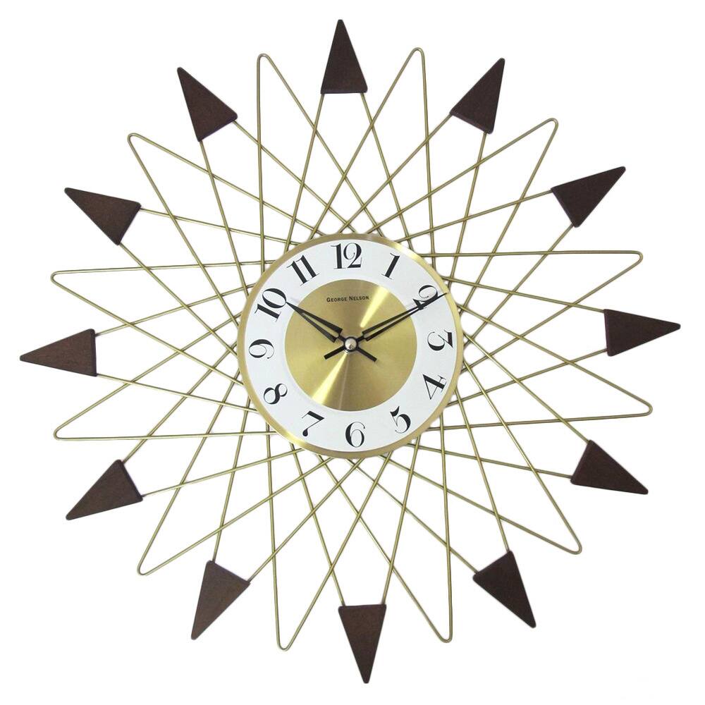 Hans Andersen Home Gold Banker Wall Clock
