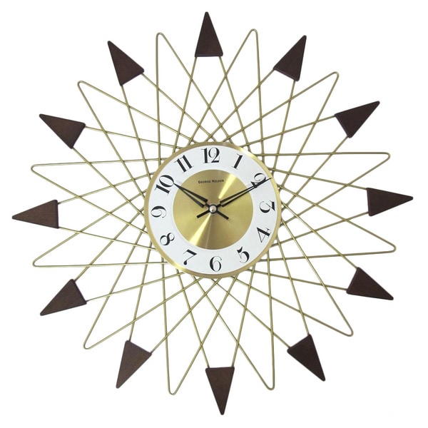 Hans Andersen Home Gold Banker Wall Clock