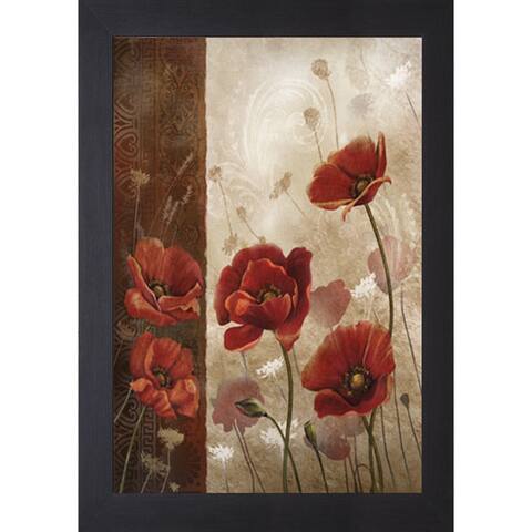 Wild Poppies I' by Conrad Kutsen Framed Art Print