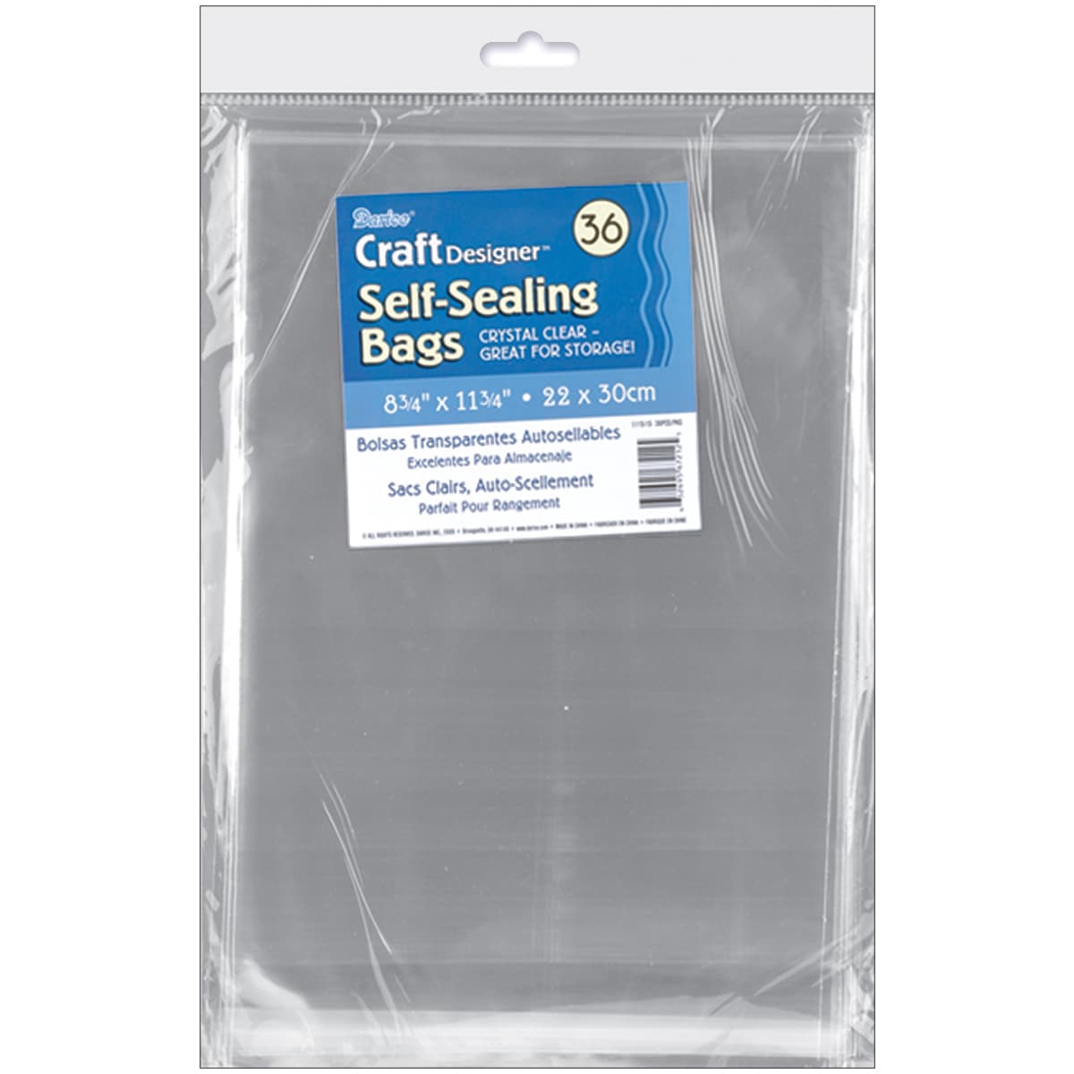 Self Sealing Transparent Bags 30/pkg