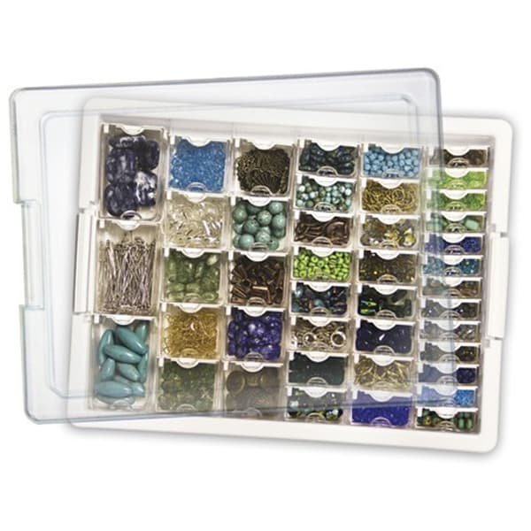 Elizabeth Ward's Assorted Bead Tray 13.75X10.5X2in Darice Jewelry Tools