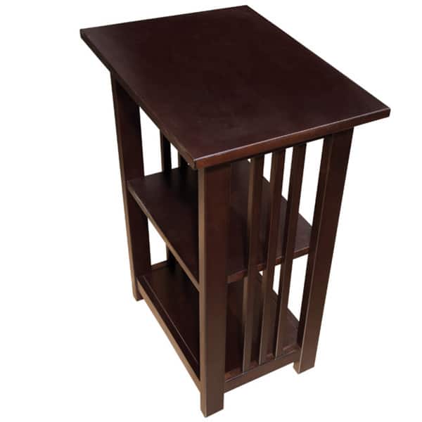 Copper Grove Boutwell Classic Mission 2 Shelf End Table Overstock 20461253