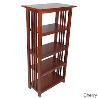 Mission Craftsman Bookshelves Bookcases For Less Copper Grove Boutwell Clic Mission Wood 48 Inch Bookcase With 4 Shelves