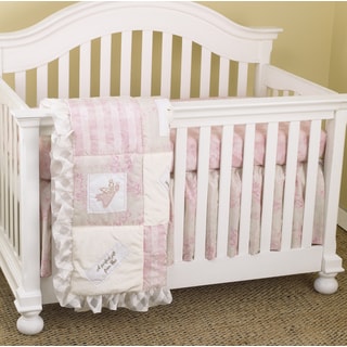 Shop Cotton Tale Heaven Sent Girl 3 Piece Crib Bedding Set Free