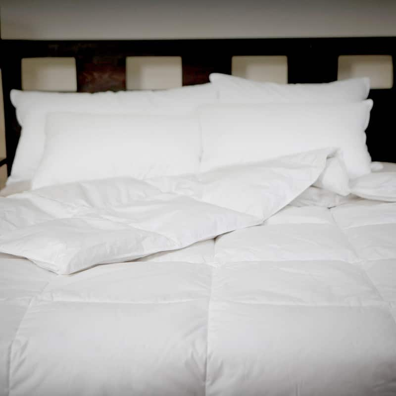 All Season White Down Comforter by Cozy Classics