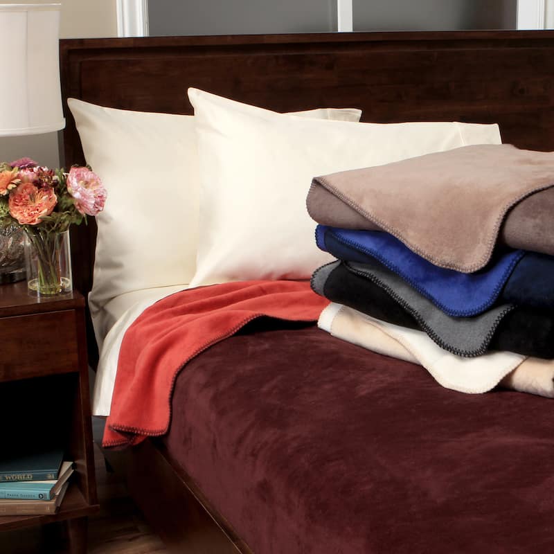 IBENA Sorrento Plush Reversible Blanket