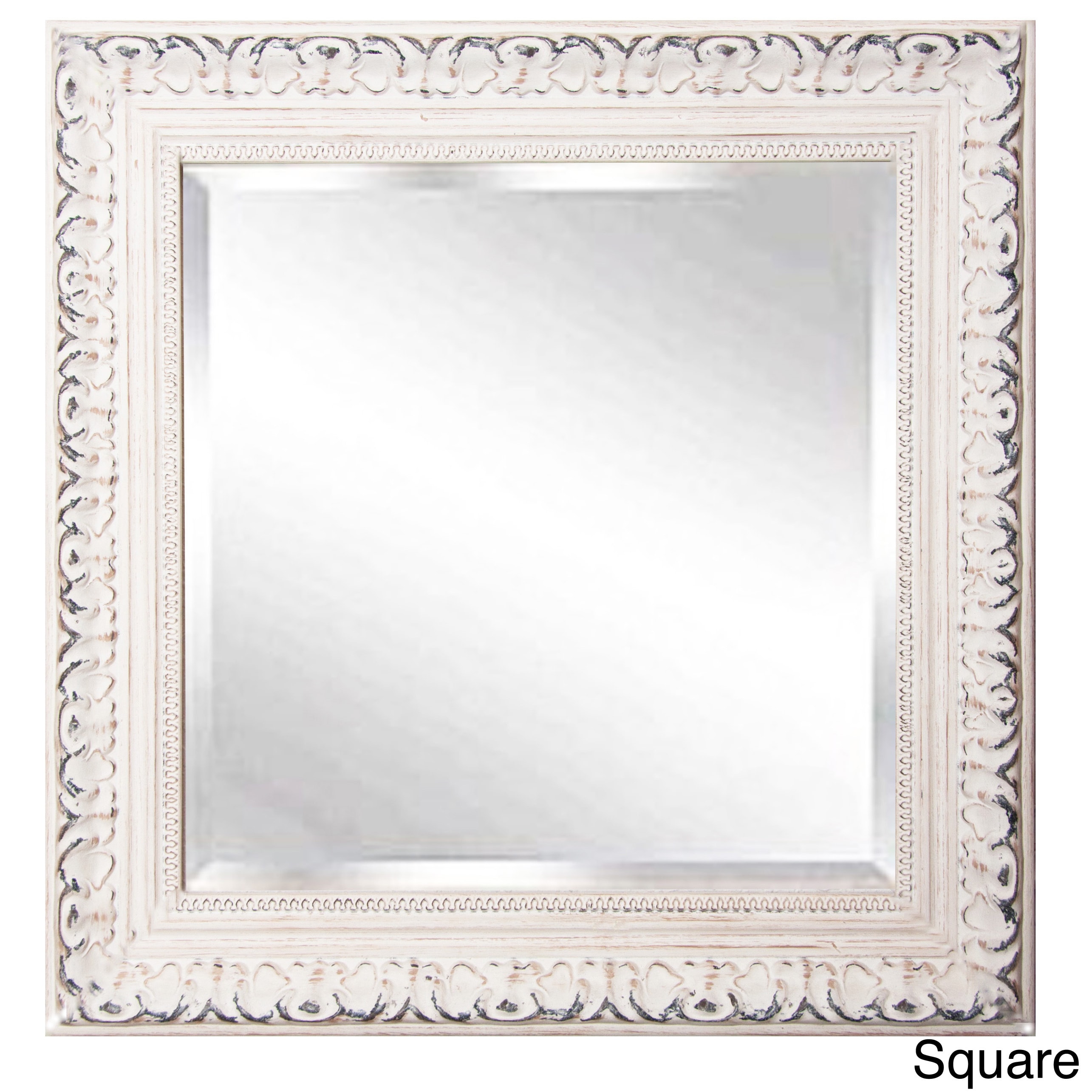American Made Rayne French Victorian White Wall Mirror