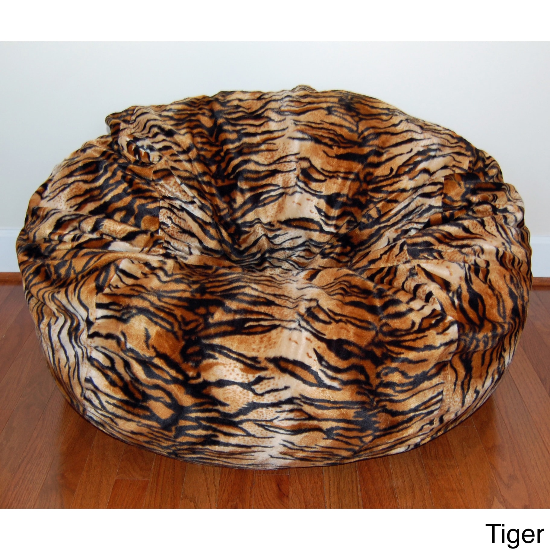 Faux Animal Fur Washable 36 inch Bean Bag Chair