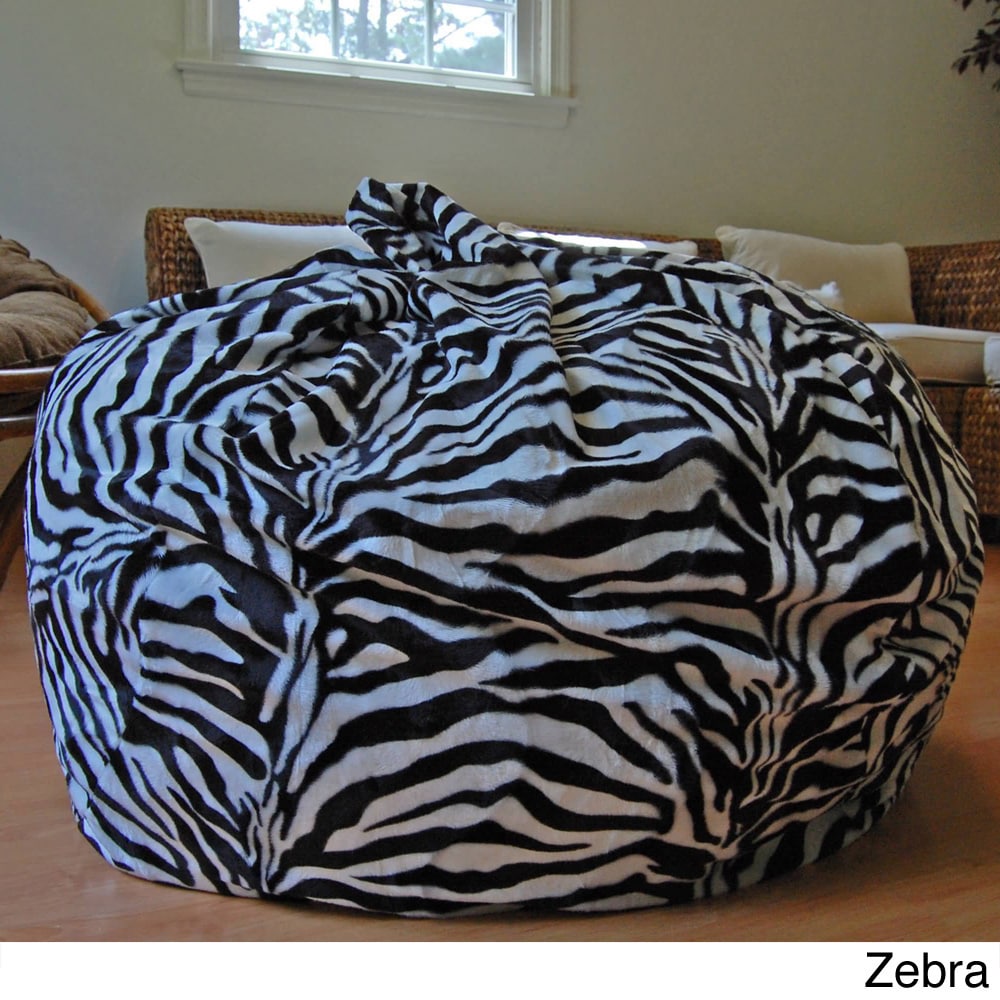 Faux Animal Fur Washable 36-inch Bean Bag Chair - Bed Bath \u0026 Beyond -  8968212, image size:1000x1000