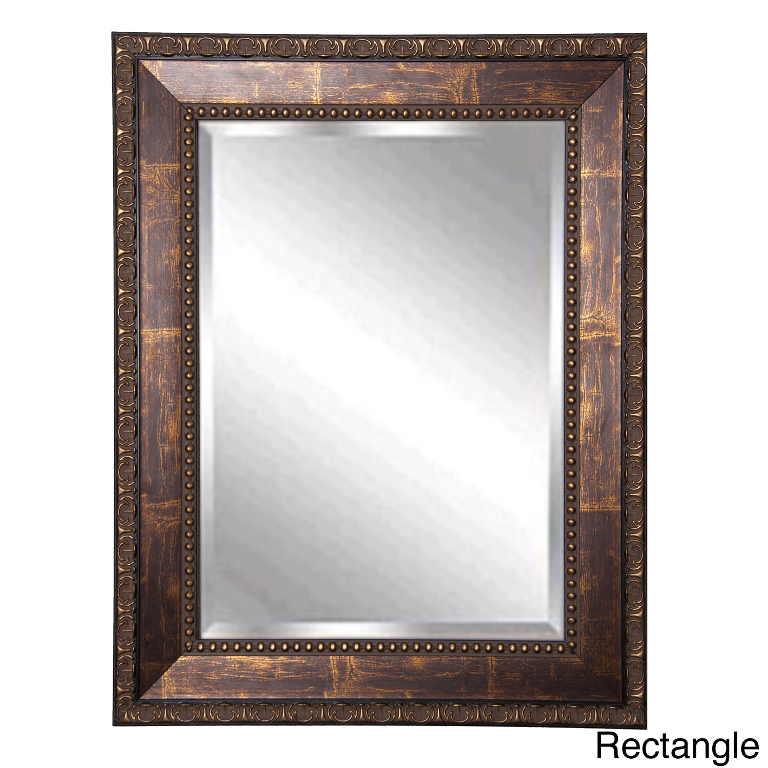 American Made Rayne Roman Copper Bronze Wall Mirror