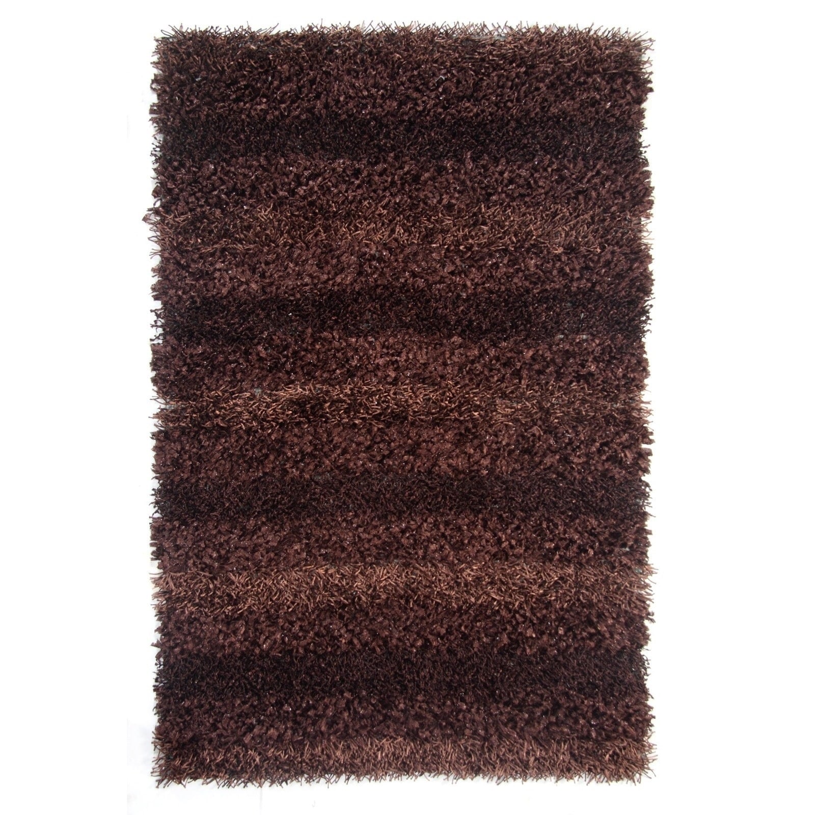 Hand woven Sea Breeze Chocolate Area Rug (23 X 39)