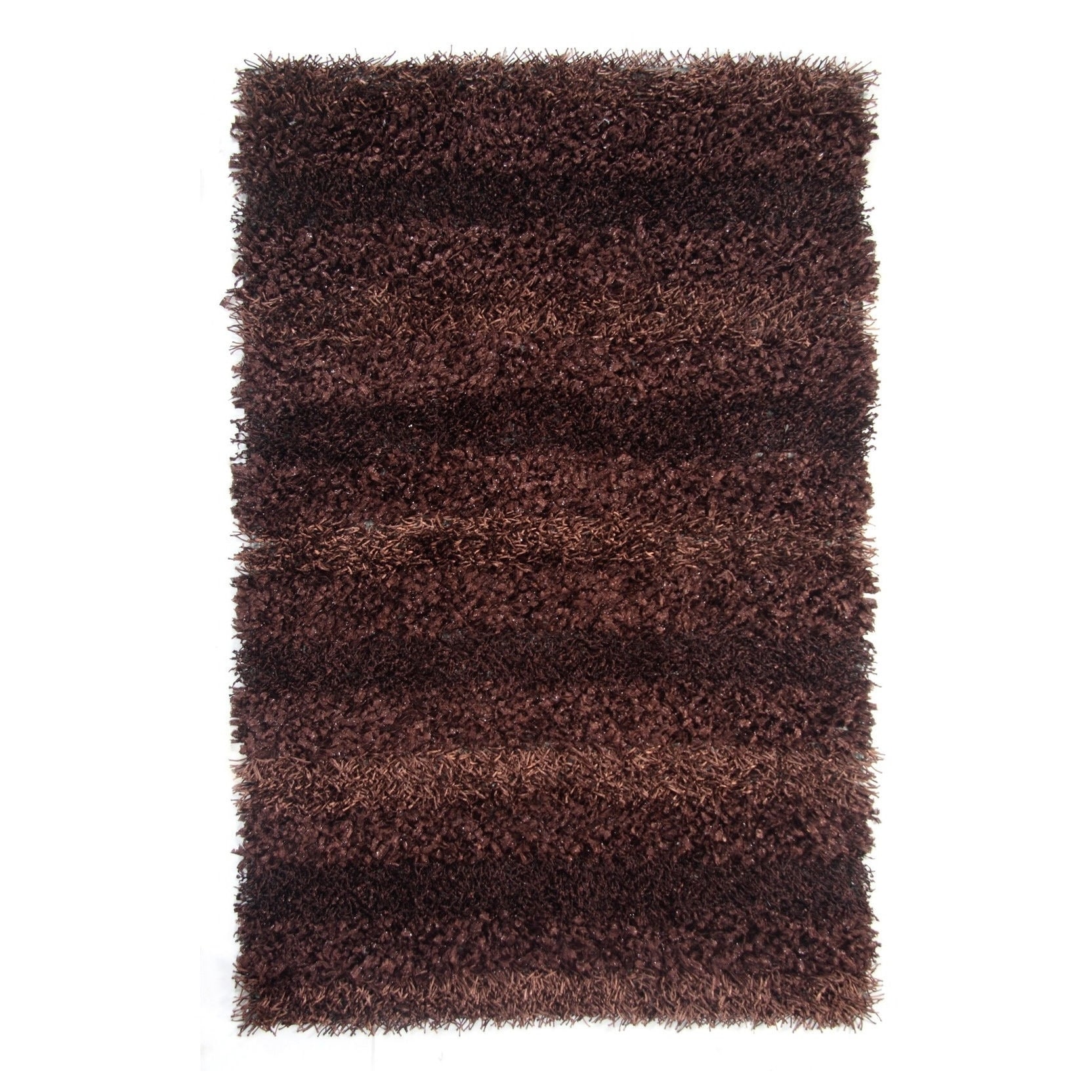 Hand woven Sea Breeze Chocolate Area Rug (19 X 210)