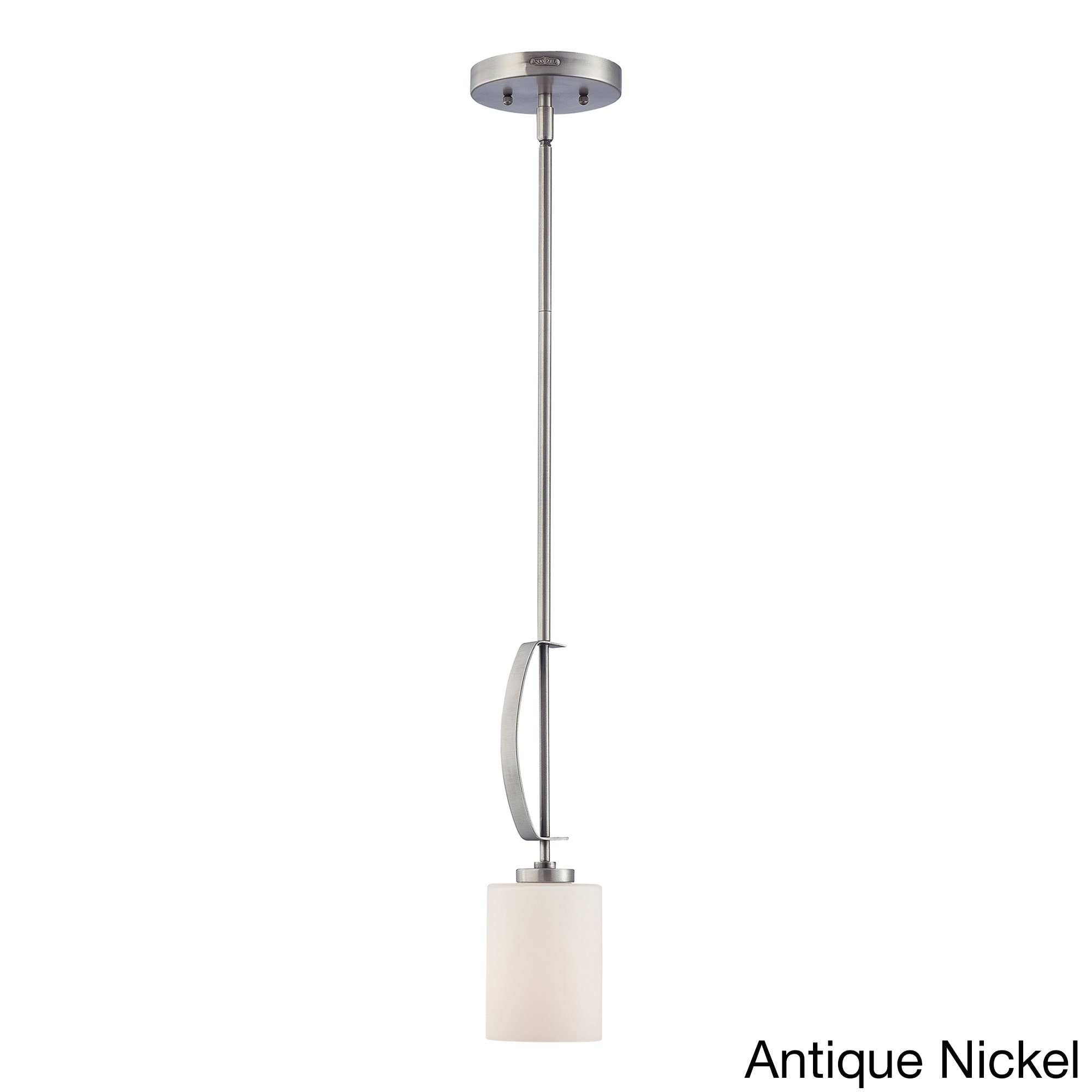 Taylor Single light Antique Nickel Mini Pendant