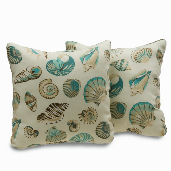 Shop Folly Coastal 18-inch Decorative Throw Pillows (Set of 2) - Free ...