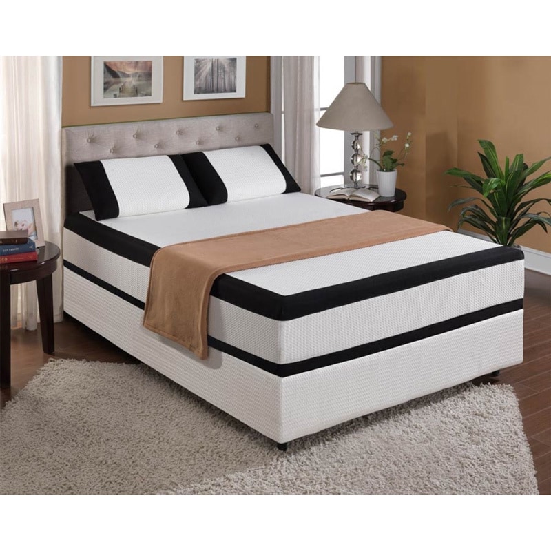 Emerald Cool Jewel Starlight 12 inch Queen size Cooling Gel Memory Foam Mattress