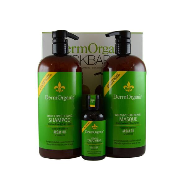 Shop Dermorganic Argan Oil Shampoo Leave In Treatment Masque 3