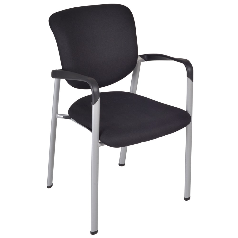 Ultimate Side Chair With Arms   Black