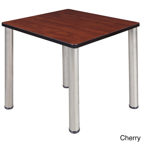 30-inch Kee Square Breakroom Table- Chrome Legs