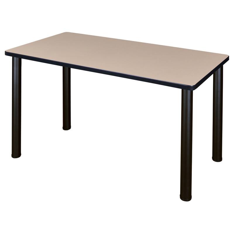 42-inch Kee Training Table -Black Legs