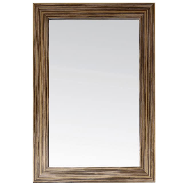 Avanity Knox 24 inch Mirror In Zebra Wood Finish