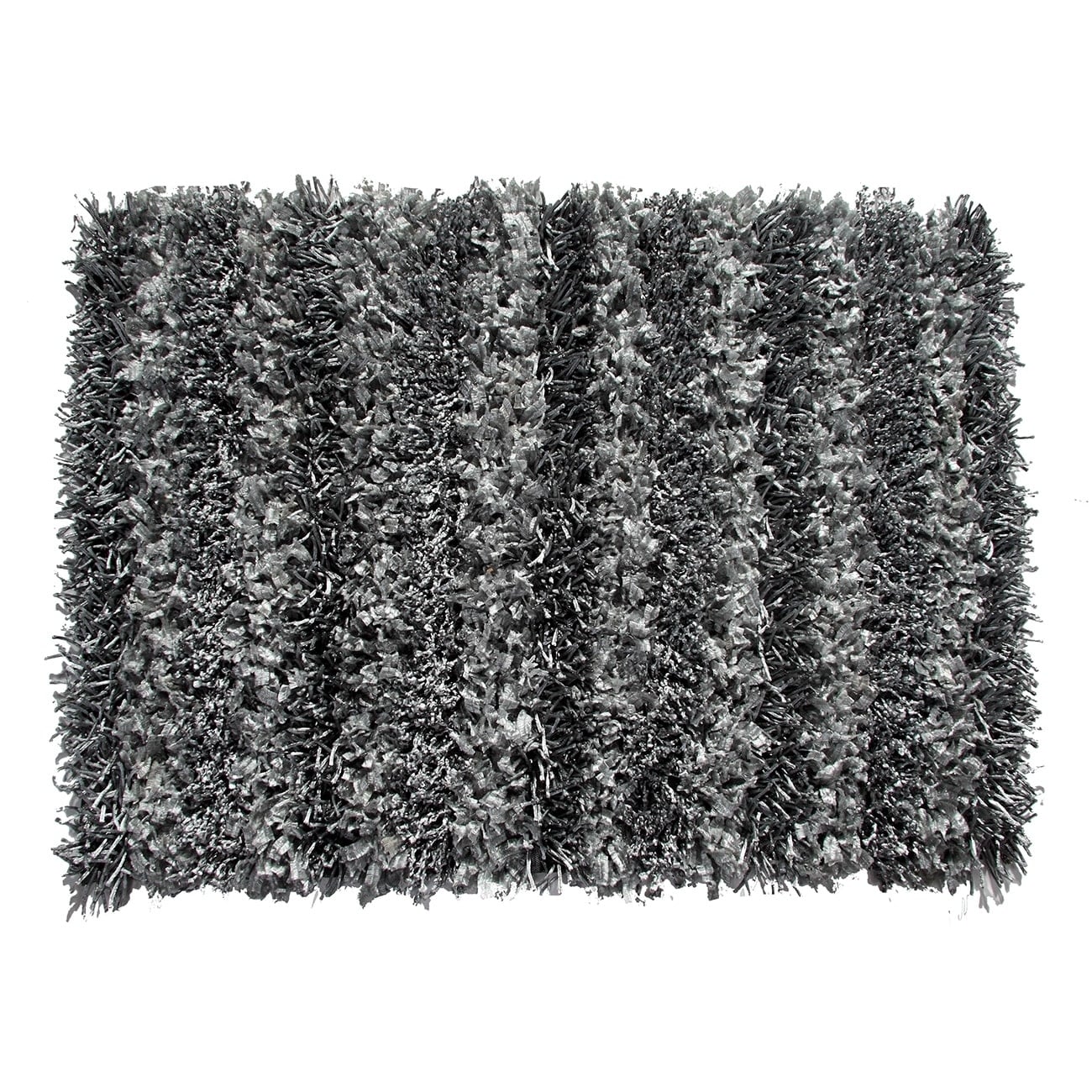 Sea Breeze Grey Shaggy Rug (5 X 8)