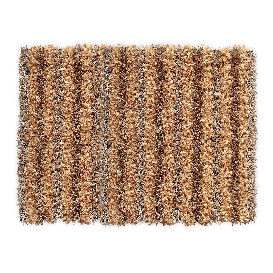 Sea Breeze Shaggy Gold Area Rug (5 X 8)