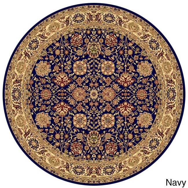 New Vision Tabriz Floral Round Rug (53)