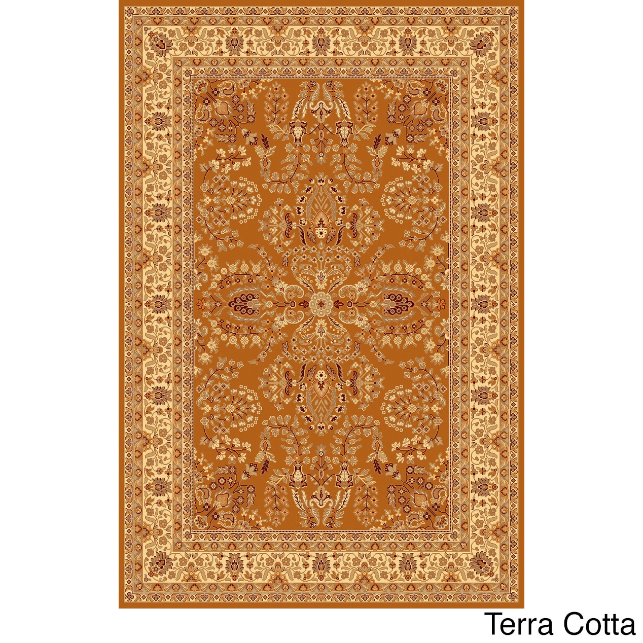 Rugs America Corp New Vision Lilihan Area Rug (710 X 1010) Orange Size 8 x 10