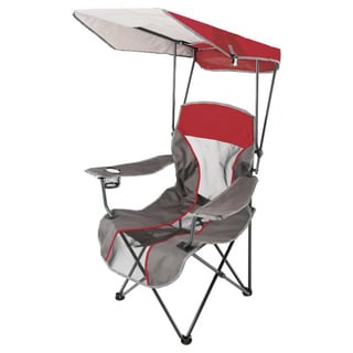 Shop Kelsyus Premium Red Canopy Folding Chair Overstock 8969655
