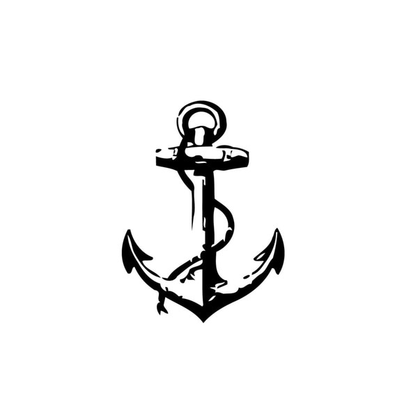 Shop Boat Anchor Vinyl Wall Decal - Free Shipping On Orders Over $45 ...